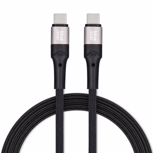 Kaabel USB C do USB C sinine Star 3A 60W PD QC4.0 with braid 2 m TFK-DC-004 must