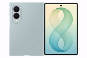 Samsung Galaxy Z Fold8 silikoonist magnetümbris 2 peegeldusvastase kilega, pistaatsiaroheline