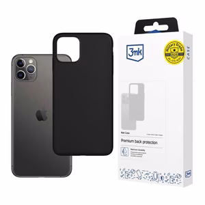 3mk Matt Ümbris jaoks iPhone 11 Pro Max - must