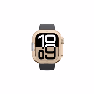 AmazingThing Titan Pro Metal Ümbris jaoks Apple Watch 11 46mm Aluminum - Gold