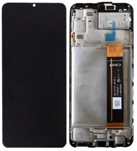 LCD screen Samsung A235 A23 4G 2022 with touch screen and frame Black original (service pack)
