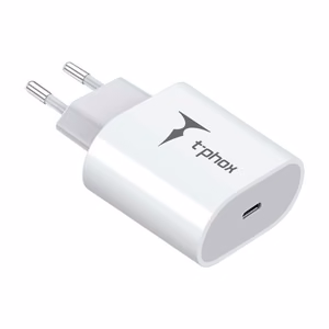 WALL CHARGER T-PHOX ISPEED 20W WHITE (EU PLUG)