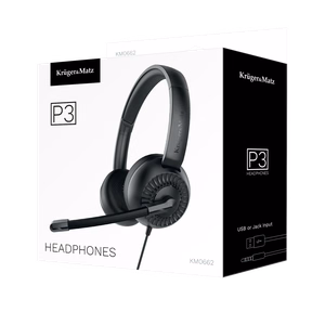 Kruger&Matz P3 USB-mikrofoniga arvutipeakomplekt