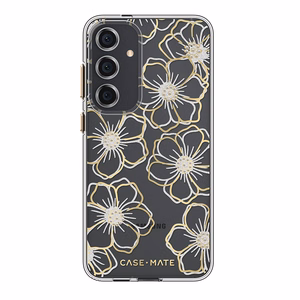 Case-Mate Floral Gems ümbris seadmele Samsung Galaxy S24+, kuldne