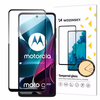 Wozinsky täisliimiga karastatud klaas Motorola Moto G200 5G 9H täisekraani karastatud klaas musta raamiga