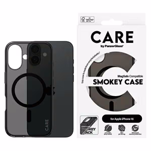 CARE by PanzerGlass Flagship Ümbris iPhone 16 6.1" smoke/smokey MagSafe 1349