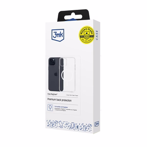 3mk Clear MagCase jaoks Apple iPhone 15 Plus - läbipaistev