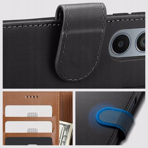 Tech-Protect Wallet Ümbris jaoks Motorola EDGE 50 NEO - must