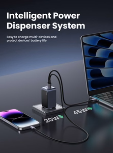 Laadija Ugreen X553 GaN 65W 2xUSB-C/USB-A hall (35042)