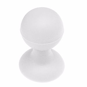 Phone hoidja with a round head - valge