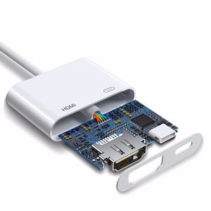 Joyroom S-H141 Lightning (male) - HDMI FullHD 1080p 60Hz (female) / Lightning (female) adapter - valge