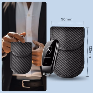 Tech-Protect KLR100 RFID Blocking Car Key Ümbris - must - Carbon