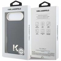 Karl Lagerfeld Karl Head Logo MagSafe ümbris iPhone Air'ile - must