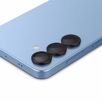 Spigen Optik Pro GLAS.TR EZ FIT 2-pack Camera Cover jaoks Samsung Galaxy S25 - must