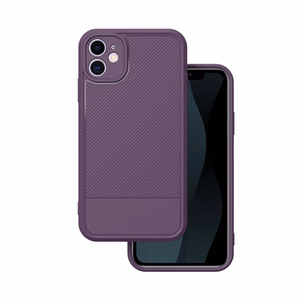 Simple Carbon ümbris jaoks iPhone 11 lilla