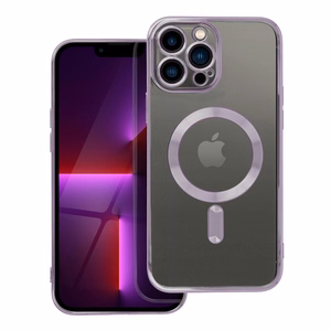 ELECTRO MAG COVER case compatible with MagSafe jaoks IPHONE 13 Pro Max deep lilla