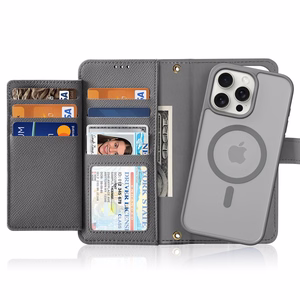 Dux Ducis Lawa Leather Ümbris jaoks iPhone 15 Pro - Hall