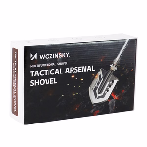 Wozinsky WSS-211 21-in-1 ellujäämislabidas noa, klaasipurustaja, tulepulga, vile ja harpuuniga – hall