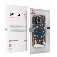 TEL PROTECT Christmas Ümbris jaoks Samsung S23 FE Design 4 Clear