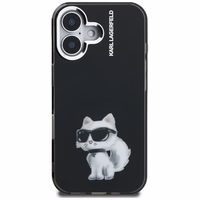 Karl Lagerfeld IML Aquarelle Choupette & Logo iPhone 16 Ümbris - must
