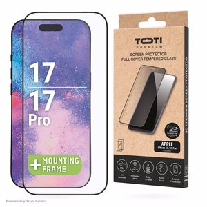 Защитное стекло PREMIUM TEMPERED с 3D-покрытием для Apple iPhone 17/16 Pro