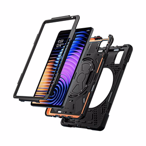 Crong Defender Plus – Rugged case for Xiaomi Pad 8 / 8 Pro / Pad 7 / 7 Pro 11.2" (Black)