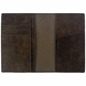Nimmy Raptor Wolf Passport/Wallet Ümbris - Brown