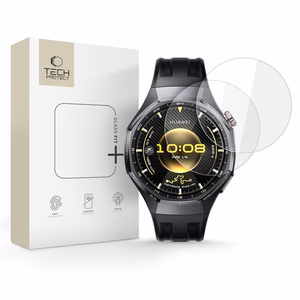Закалённое стекло Tech-Protect Glass Fit+ 2шт для Huawei Watch GT 6 Pro 46мм (прозрачный)