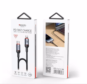 YESIDO KAABEL CA182 27W TYPE-C/LIGHTNING 1.2M 3A must