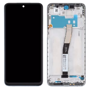 LCD ekraan Xiaomi Redmi Note 9 Pro/Note 9S puuteekraani ja raamiga valge originaal (kasutatud, Grade B)