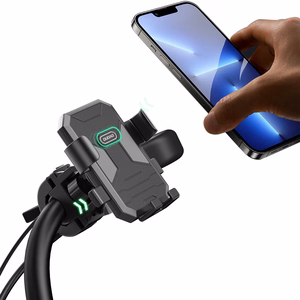 Bicycle / motorcycle phone hoidja Dudao F7C - must