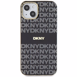 DKNY IML Mono & Stripe MagSafe Ümbris jaoks iPhone 15 Plus / 14 Plus - Must