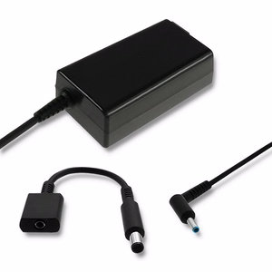 Qoltec 51728 toiteadapter HP | 65W | 19V | 3.33A | 4.5*3.0+pin | adapter 4.5*3.0+pin/7.4*5.0+pin | toitekaabel