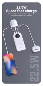 Väline aku Dudao K12 22.5W 10000mAh must
