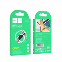 Adapter USB C to Lightning Hoco 3A 60W with display UA32A hõbedane