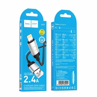Kaabel USB A to Lightning Hoco 2,4A 1 m X117 must
