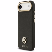 Guess Grained Strass Logo MagSafe ümbris jaoks iPhone Air - must