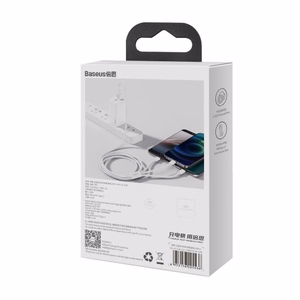 USB kaabel Baseus 3in1 Superior valge 150cm (kuni 3.5A)