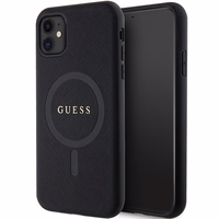 Guess GUHMN61PSAHMCK ümbris jaoks iPhone 11 / Xr - must Saffiano MagSafe