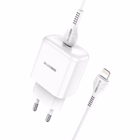 BLUE POWER BBN3 QC 20W Seinalaadija + VALGE LIGHTNING KAABEL