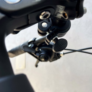 Wozinsky strong phone hoidja jaoks bicycle, motorcycle, scooter handlebars, must (WBHBK6)