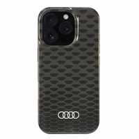 Audi IML Stitching Pattern MagSafe iPhone 16 Pro 6.3" must/must hardcase AU-IMLMIP16P-Q5/D3-BK