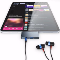 HUB Tech-Protect V6 4in1 USB-C - USB-A 3.0 / USB-C PD100W / HDMI / mini jack 3.5mm - hall