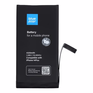 Battery jaoks iPhone 14 PLUS 4325 mAh Sinine Star HQ