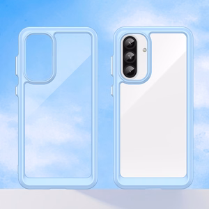 Outer Space Ümbris jaoks Samsung Galaxy A56 Cover with Flexible Frame - sinine