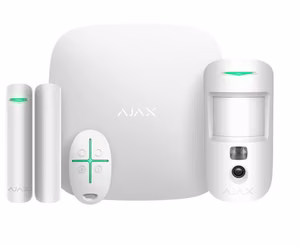 Ajax StarterKit Cam HDR turvasignalisatsioon, valge