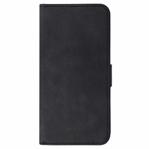 Универсальный чехол-книжка Common (размер S) для iPhone 12 / 13 / Samsung S6 / A5 2016 / Xcover 4 / S22 / Huawei P8 2017 чёрный