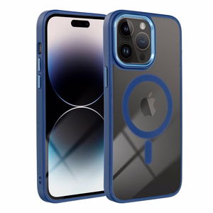 COLOR EDGE MAG COVER Ümbris compatible with MagSafe jaoks IPHONE 13 Pro Max tumesinine