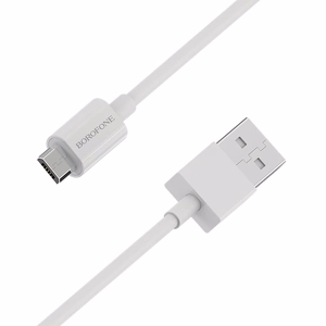 Borofone Kaabel BX22 Bloom - USB to Micro USB - 2,4A 1 metre valge