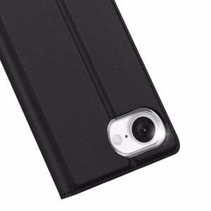 DUX DUCIS wallet ümbris SKIN PRO jaoks IPHONE 16e must